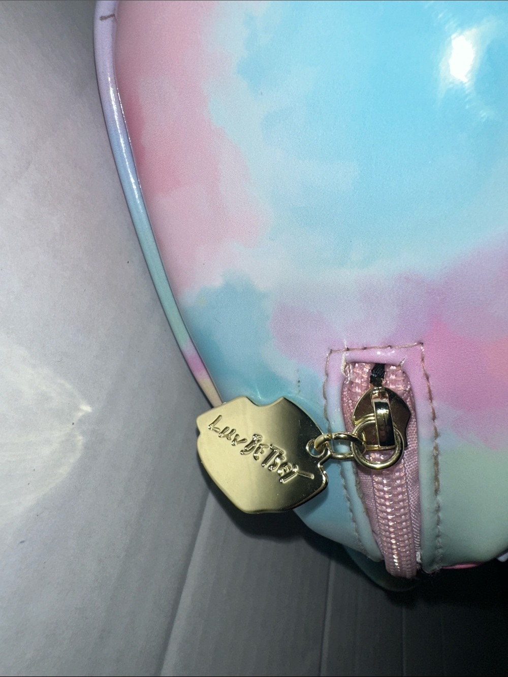 Luv Betsey by Betsey Johnson - Pastel Cat Mini Satchel Bag - Picture 6 of 15